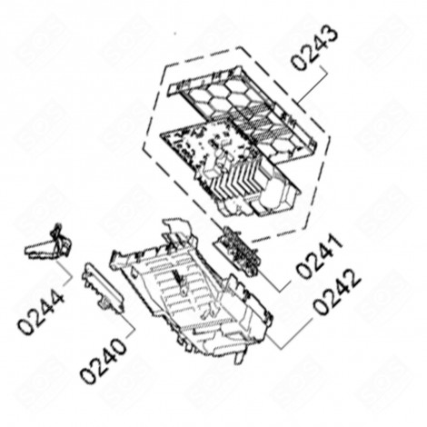 ELEKTRONISCHE LEISTUNGSKARTE BEZUG 0243 WASCHMASCHINE - 11036606