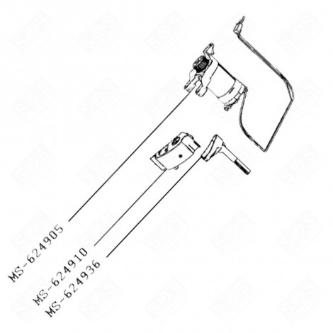 MOTOR (BEZUG NR. MS-624905) NESPRESSO VERTUO NEXT KAFFEEMASCHINE, ESPRESSOMASCHINE - MS-624905