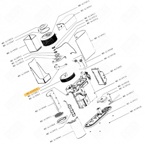 SCHUTZABDECKUNG (BEZUGSNUMMER MS-624926) NESPRESSO VERTUO NEXT KAFFEEMASCHINE, ESPRESSOMASCHINE - MS-624926, MS624926