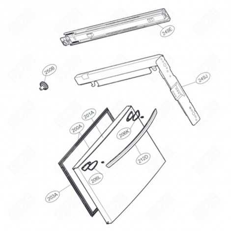 GRIFF (GEFRIERTEIL) REFERENZ 212D KÜHLSCHRANK, GEFRIERSCHRANK - AED37133173