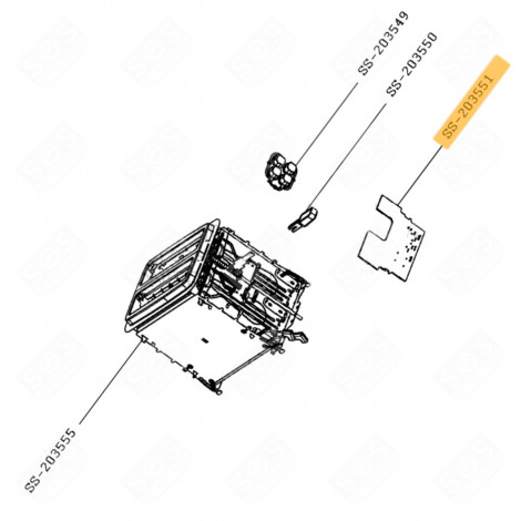 LEISTUNGSELEKTRONIKKARTE KLEINE HAUSHALTSGERÄTE - SS-7235005258, SS-203551