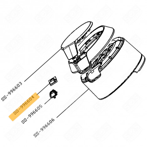 LCD-BILDSCHIRM (KENNZEICHEN NR. SS-996604) FRITTEUSE - SS-996604, SS996604