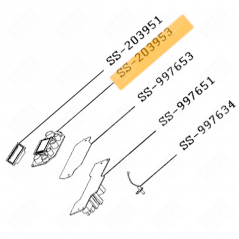 ELEKTRONISCHE KARTE MIT BILDSCHIRM (KENNUNG NR. SS-203953) KÜCHENMASCHINE - SS-203953, SS203953