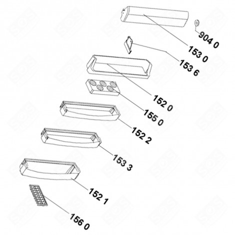 TÜRFACH (KENNZEICHEN 1522) KÜHLSCHRANK, GEFRIERSCHRANK - 480131100546, C00431659