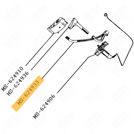 SCHLAUCH (KENNZEICHNUNG NR. MS-624933) NESPRESSO VERTUO NEXT KAFFEEMASCHINE, ESPRESSOMASCHINE - MS-624933, MS624933