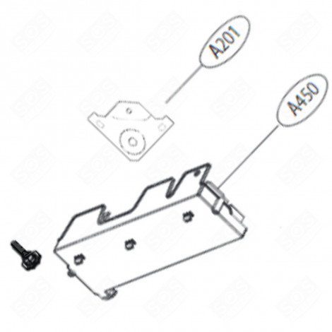 ELEKTRONISCHE LEISTUNGSKARTE (KENNZEICHNUNG A450) WASCHMASCHINE - EBR33353724, EBR38483404