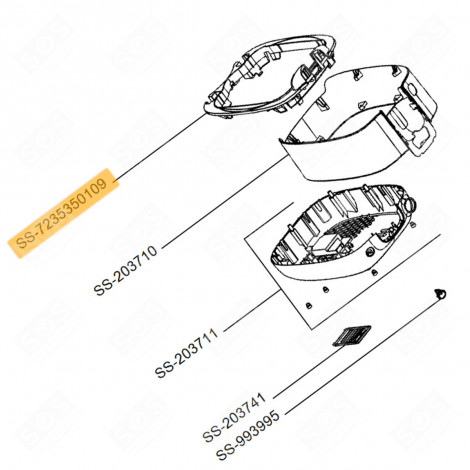 RING (NR. SS-7235350109) FRITTEUSE - SS-7235350109, SS7235350109, SS-7222076511, SS7222076511