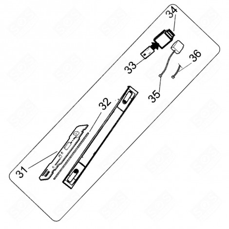 ELEKTRONISCHE LEISTUNGSKARTE (KENNZEICHNUNG NR. 31) KÜHLSCHRANK, GEFRIERSCHRANK - 488000480922, C00480922