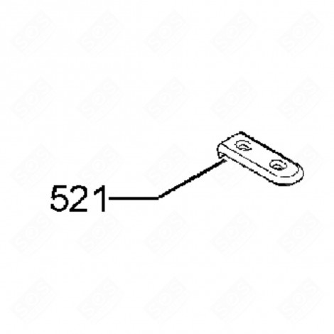 SCHARNIERABDECKUNG OBEN KÜHLSCHRANK, GEFRIERSCHRANK - 2425173065