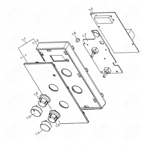 ORIGINAL-ELEKTRONIKKARTE (NR. 1-2) MIKROWELLE, MIKROWELLENHERD - DE92-03439A