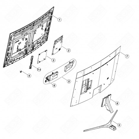 HAUPTPLATINE FERNSEHER & TV - BN94-12469P