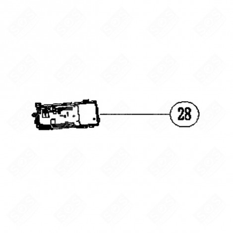 ELEKTRONISCHE KARTE, LEISTUNGSMODUL WASCHMASCHINE - 1066961, 34011286