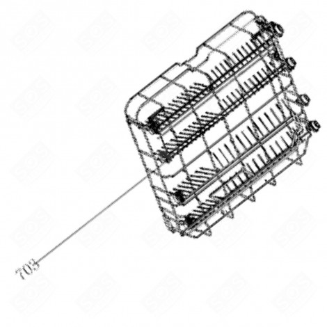 UNTERKORB GESCHIRRSPÜLER, SPÜLMASCHINE - 445H54