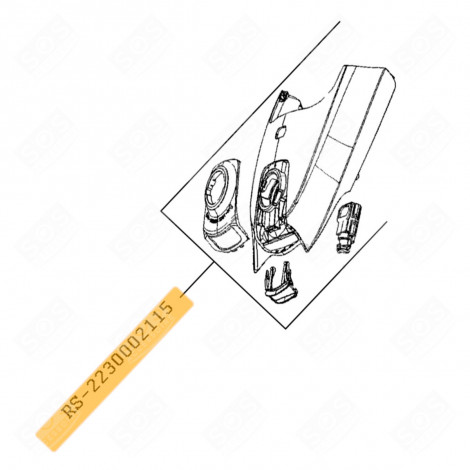 TÜRKISER DECKEL (KENNUNG NR. RS-2230002115) STAUBSAUGER - RS-2230002115, RS2230002115