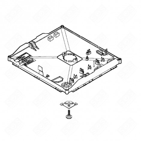 MONTIERTE BASIS WASCHMASCHINE - AAN35036505