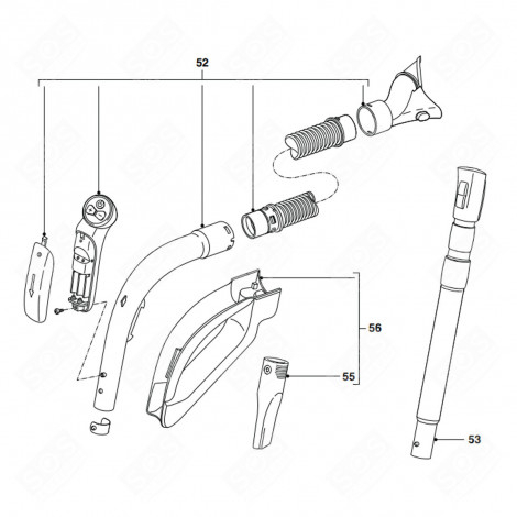 ROHR (KENNZEICHNUNG 53) STAUBSAUGER - 432200534771 