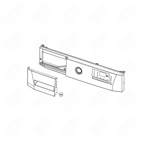 PRODUKTBOXDECKEL (KENNUNG 197) WASCHMASCHINE - 2828119630