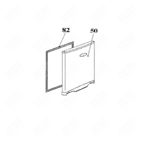 TÜRDICHTUNG MARKIERUNG 82 KÜHLSCHRANK, GEFRIERSCHRANK - 49120099 