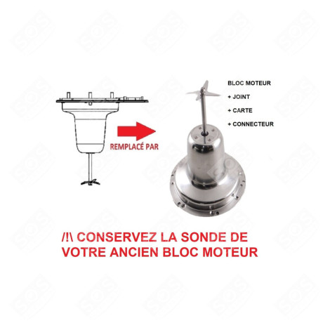 MOTORBLOCK KÜCHENMASCHINE - MS-650383, MS-650384