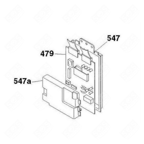 ELEKTRONIKKARTE, LEISTUNGSMODUL (POSITION 479) WASCHMASCHINE - 49028241