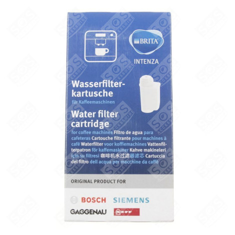 WASSERFILTER-KARTUSCHE BRITA INTENZA, ORIGINAL KAFFEEMASCHINE, ESPRESSOMASCHINE - 00575491, 17000705