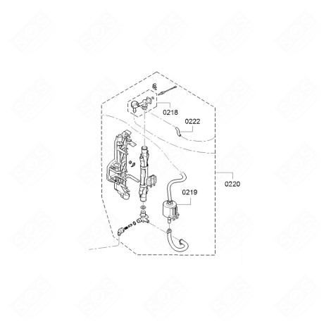 SOFORTWASSERHEIZER (KENNZEICHEN 220) ORIGINAL KAFFEEMASCHINE, ESPRESSOMASCHINE - 11022053