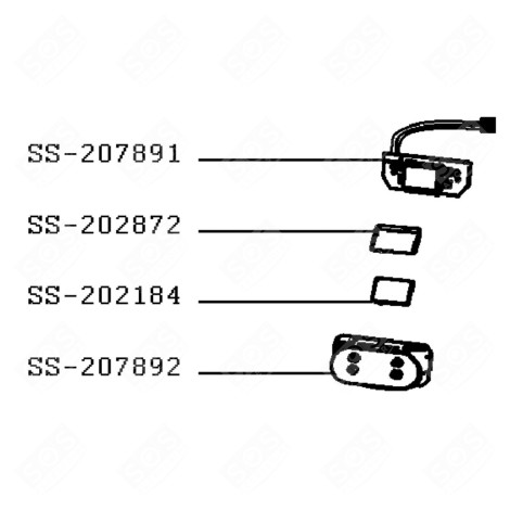 ELEKTRONISCHE STEUERPLATINE KAFFEEMASCHINE, ESPRESSOMASCHINE - SS-207891, SS207891