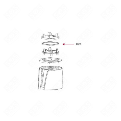 DICHTUNG KÜCHENMASCHINE - MS-650642, MS650642