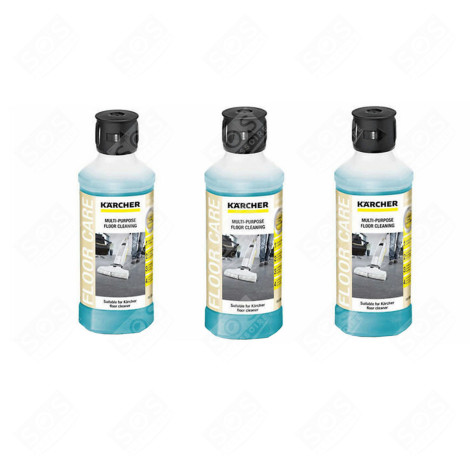 SET VON 3 ORIGINAL-REINIGUNGSPRODUKTE FÜR UNIVERSALBODEN 500 ML DAMPFREINIGER, HOCHDRUCKREINIGER - 62959440, 6.295-944.0