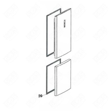 TÜRDICHTUNG (GEFRIERSCHRANK-TEIL) ORIGINAL KÜHLSCHRANK, GEFRIERSCHRANK - 1073071, 12030320