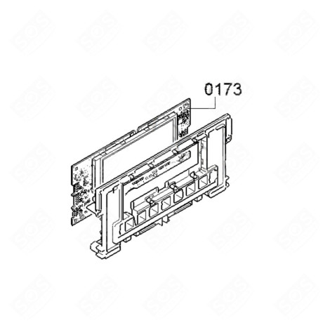 ELEKTRONIKPLATINE, ANZEIGEMODUL BACKOFEN, KÜCHENHERD - 11034576