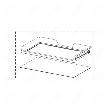 SCHUBLADENSET KÜHLSCHRANK, GEFRIERSCHRANK - DA97-16282A