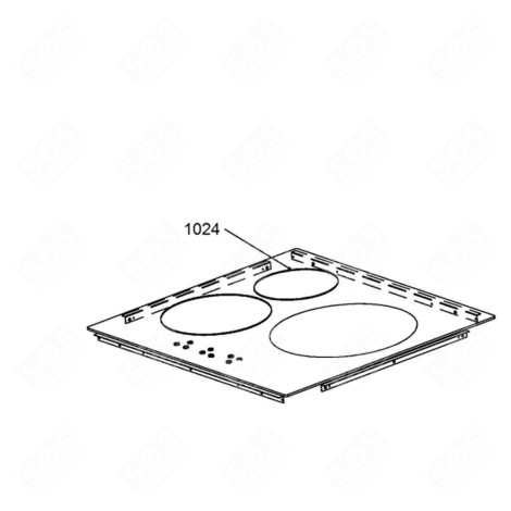 GLASKERAMIKFELD KOCHPLATTEN, HERDPLATTEN, KOCHFELD - 49111586