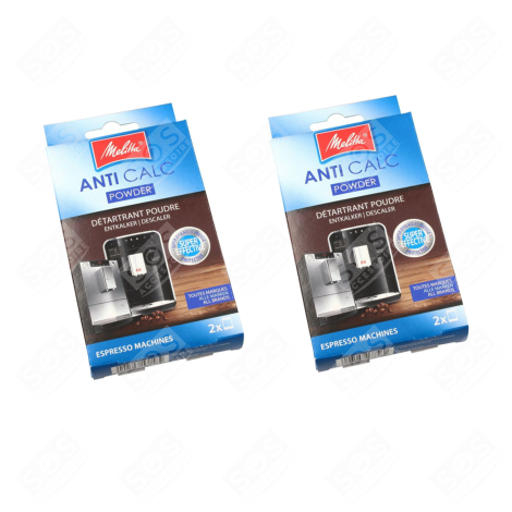 LOT DE 2 DÉTARTRANTS RAPIDES (POUDRE) BISTRO 2X 40GR KAFFEEMASCHINE, ESPRESSOMASCHINE - 6762512