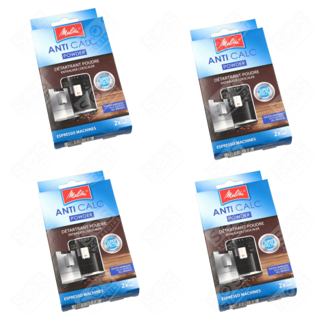 LOT DE 4 DÉTARTRANTS RAPIDES (POUDRE) BISTRO 2X 40GR KAFFEEMASCHINE, ESPRESSOMASCHINE - 6762512