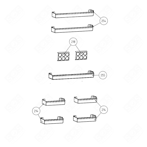 BALCONNET KÜHLSCHRANK, GEFRIERSCHRANK - 6101620600