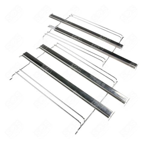 LOT DE 2 RAILS TÉLESCOPIQUES BACKOFEN, KÜCHENHERD - 640248