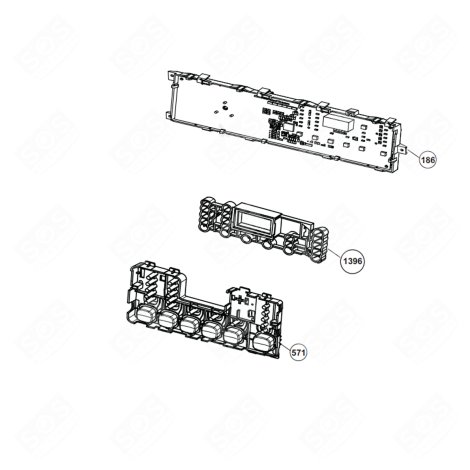 MODULE DE PUISSANCE WASCHMASCHINE - 2826921041