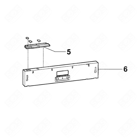 BANDEAU GESCHIRRSPÜLER, SPÜLMASCHINE - C00545854, 488000545854