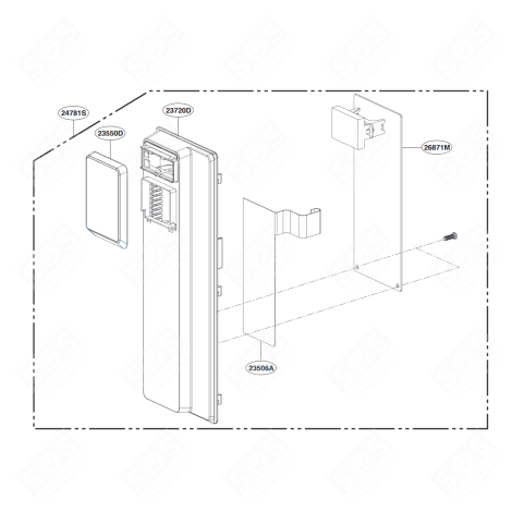 CARTE ÉLECTRONIQUE, MODULE PRINCIPAL MIKROWELLE, MIKROWELLENHERD - EBR80969684