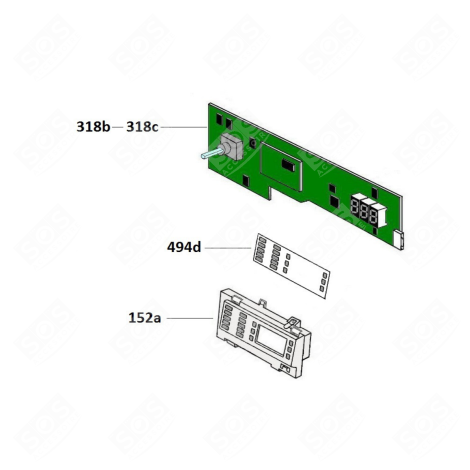 MODULE PROGRAMMÉ WÄSCHETROCKNER - 49042518