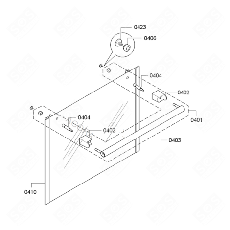 VITRE EXTÉRIEURE BACKOFEN, KÜCHENHERD - 00688342