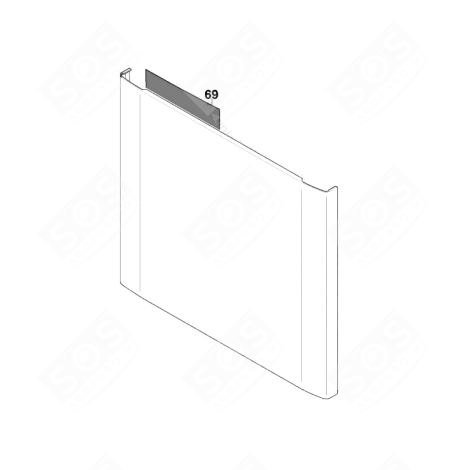 PANNEAU ISOLANT GESCHIRRSPÜLER, SPÜLMASCHINE - 41017649