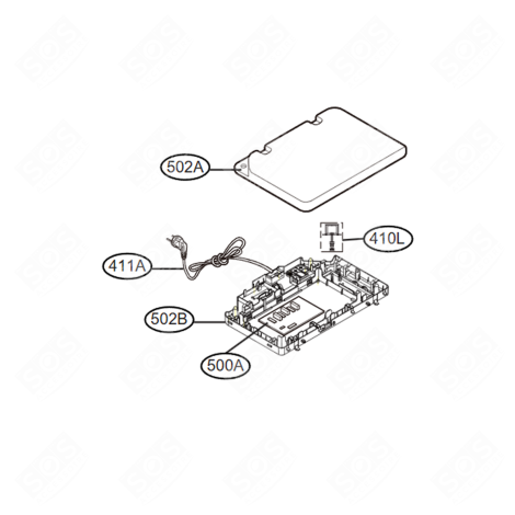 CARTE ÉLECTRONIQUE, MODULE PRINCIPAL KÜHLSCHRANK, GEFRIERSCHRANK - EBR35580234