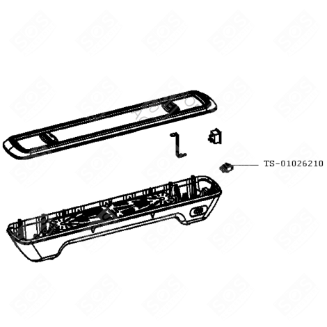 INTERRUPTEUR (REPÈRE TS-01026210) RACLETTE, TISCHGRILL, WOK - TS-01026210, TS01026210