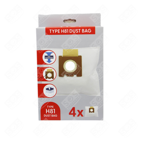 BOITE DE 4 SACS MICROFIBRE H81 STAUBSAUGER - 35601865