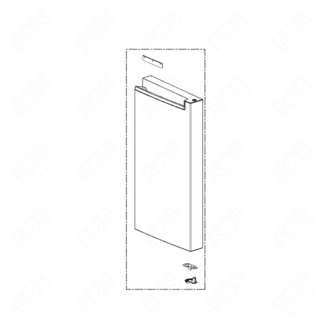 PORTE DROITE (PARTIE CONGÉLATEUR) KÜHLSCHRANK, GEFRIERSCHRANK - ADD75795906