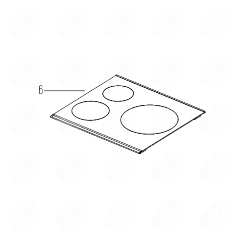 DESSUS VITROCÉRAMIQUE BACKOFEN, KÜCHENHERD - 4410300404