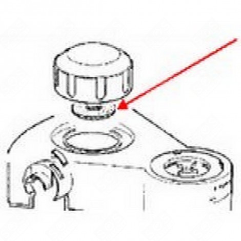 VERSCHLUSS-DICHTUNG KAFFEEMASCHINE, ESPRESSOMASCHINE - REF.40160