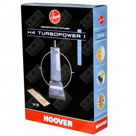 5ER PACK STAUBSAUGERBEUTEL H4 TURBOPOWER1 STAUBSAUGER - 09173691